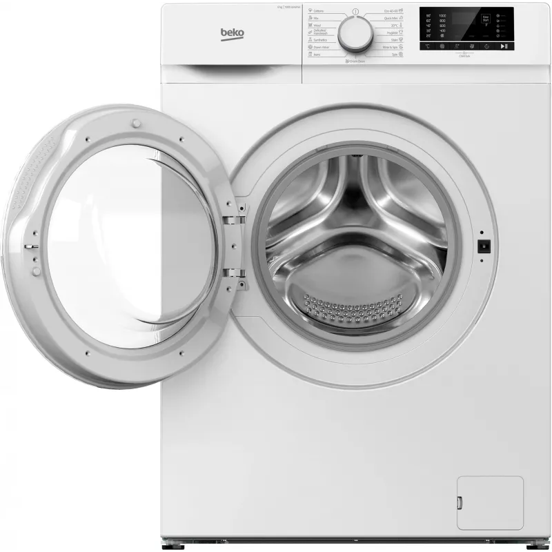 Beko B1WFK2604WEE veļas mašīna ar priekšējo ielādi 6 kg 1000 RPM Balta