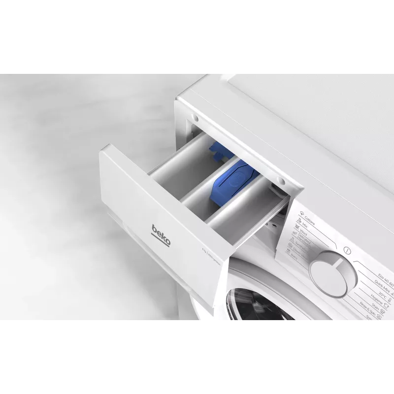 Beko B1WFK2604WEE veļas mašīna ar priekšējo ielādi 6 kg 1000 RPM Balta