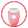 Braun Silk-épil 3 3-176 epilators ar 3 papildu piederumiem, Rožu, Balts, 20 pincetes, Skūšana, Maiņstrāva, 100 - 240 V, 50 - 60 Hz