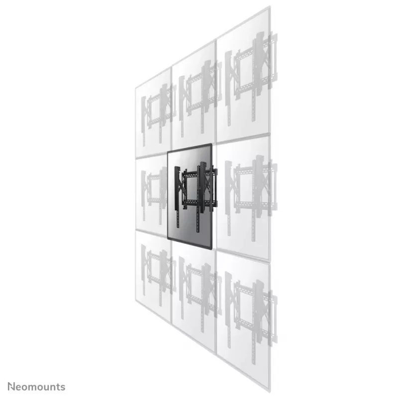 Neomounts video sienas stiprinājums, 70 kg, 81,3 cm (32 collas), 190,5 cm (75 collas), 200 x 200 mm, 600 x 600 mm, 0 - 6°