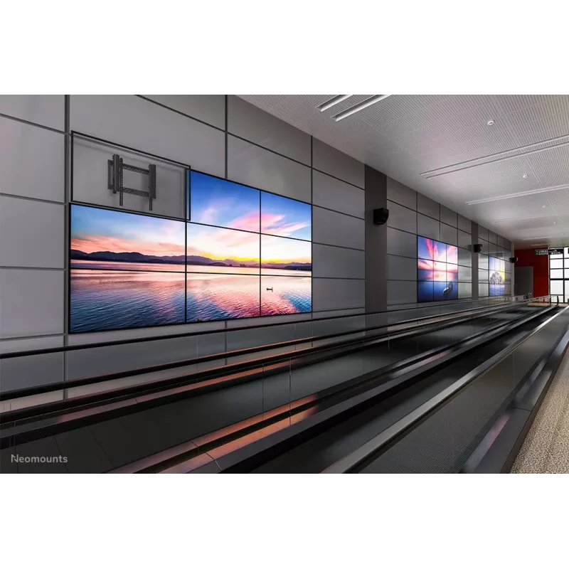 Neomounts video sienas stiprinājums, 70 kg, 81,3 cm (32 collas), 190,5 cm (75 collas), 200 x 200 mm, 600 x 600 mm, 0 - 6°