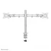 Neomounts NM-D135DSILVER Monitora kronšteins 10-27 collas, Skava/caurlaide, 8 kg, 25,4 cm (10 collas), 68,6 cm (27 collas), 100 x 100 mm, Sudraba krāsa