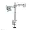 Neomounts NM-D135DSILVER Monitora kronšteins 10-27 collas, Skava/caurlaide, 8 kg, 25,4 cm (10 collas), 68,6 cm (27 collas), 100 x 100 mm, Sudraba krāsa