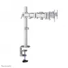 Neomounts NM-D135DSILVER Monitora kronšteins 10-27 collas, Skava/caurlaide, 8 kg, 25,4 cm (10 collas), 68,6 cm (27 collas), 100 x 100 mm, Sudraba krāsa