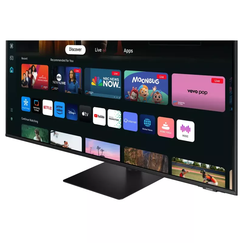 Samsung M70D datora monitors 109,2 cm (43 collas) 3840 x 2160 pikseļi 4K Ultra HD LCD melns