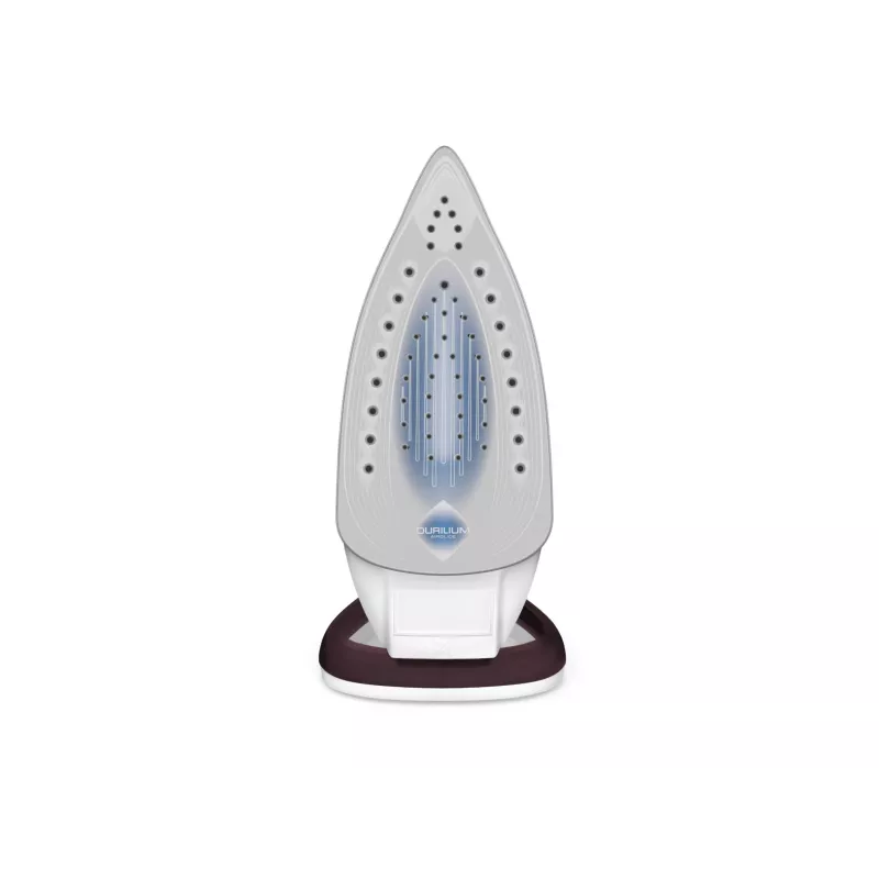 Tefal EasyGliss Plus FV5714 gludeklis Sausais un tvaika gludeklis Durilium zole 2400 W Bordo, Balts