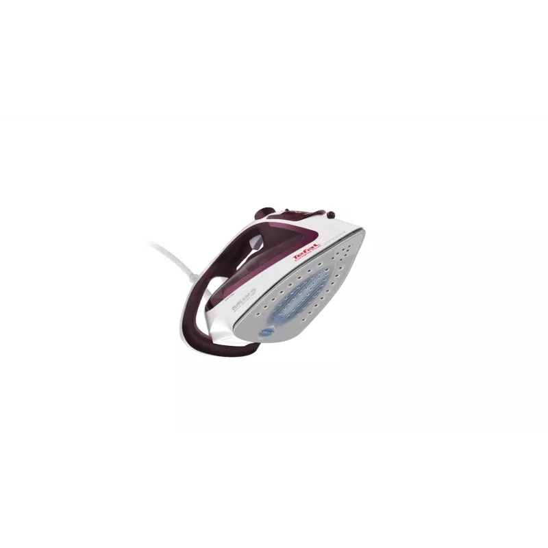 Tefal EasyGliss Plus FV5714 gludeklis Sausais un tvaika gludeklis Durilium zole 2400 W Bordo, Balts