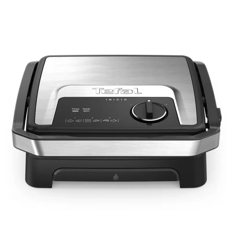 Kontaktgrils Tefal Inicio Adjust GC272D10 ar nepiedegošām plāksnēm un regulējamu temperatūru