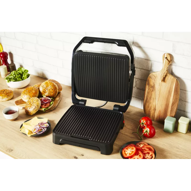 Kontaktgrils Tefal Inicio Adjust GC272D10 ar nepiedegošām plāksnēm un regulējamu temperatūru