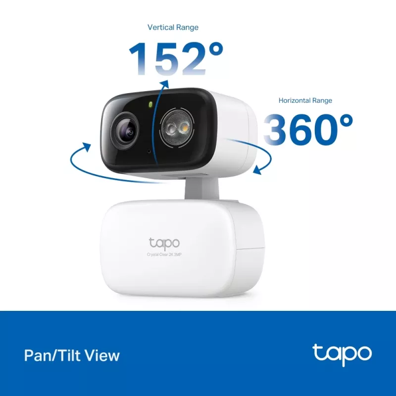 TP-Link Tapo C216 Box IP drošības kamera Iekštelpām 2304 x 1296 pikseļi Griesti/Siena/Galds