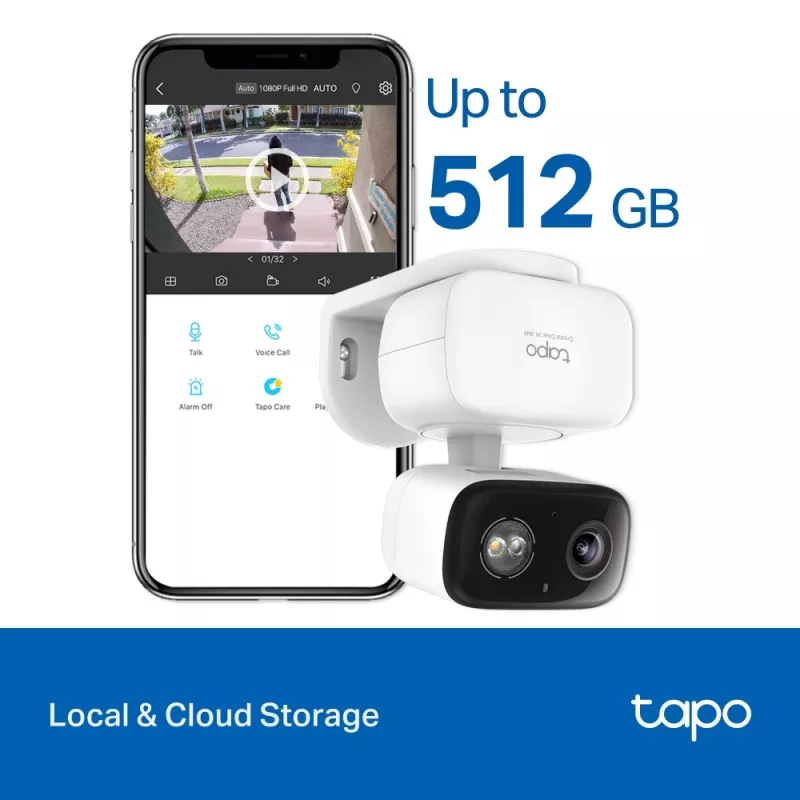 TP-Link Tapo C216 Box IP drošības kamera Iekštelpām 2304 x 1296 pikseļi Griesti/Siena/Galds