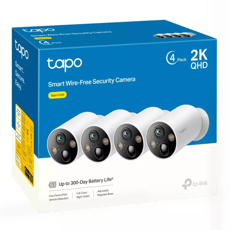 IP drošības kamera TP-Link Tapo C425 2560 x 1440 Āra