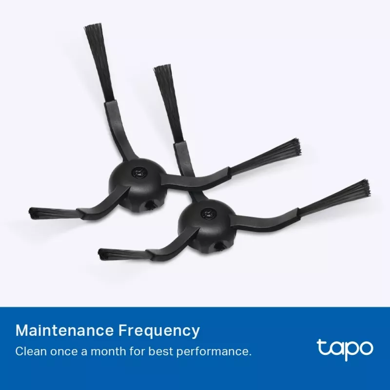 TP-Link Tapo robotu putekļsūcēja rezerves komplekts, piederumu komplekts, robotu putekļsūcējs, melns, balts, Tapo RV30 Max Plus, Tapo RV30 Max, Tapo RV20 Max Plus, Tapo RV20 Max, piekaramais iepakojums, 183 mm