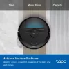 TP-Link Tapo robotu putekļsūcēja rezerves komplekts, piederumu komplekts, robotu putekļsūcējs, melns, balts, Tapo RV30 Max Plus, Tapo RV30 Max, Tapo RV20 Max Plus, Tapo RV20 Max, piekaramais iepakojums, 183 mm