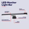 Galda lampa Trust Shyne Nomaināma spuldze Melna USB barošana 70 mm augstums