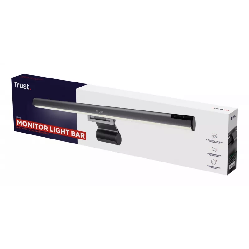 Galda lampa Trust Shyne Nomaināma spuldze Melna USB barošana 70 mm augstums