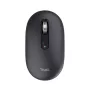 Pele TRUST Seron plāns Multi — piemērota abām rokām biroja pele, optiskā 3200 DPI, RF bezvadu + Bluetooth, 7 pogas, melna