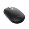Pele TRUST Seron plāns Multi — piemērota abām rokām biroja pele, optiskā 3200 DPI, RF bezvadu + Bluetooth, 7 pogas, melna