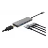 USB Type-C centrmezgls TRUST 26062 — HDMI + USB 3.2 Gen 1 Type-A & Type-C, pelēks, 5 pieslēgvietas