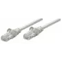 Intellinet tīkla komutācijas kabelis, Cat5e, 20 m, pelēks, CCA, U/UTP, PVC, RJ45, apzeltīti kontakti, bez aizķeršanās, ar aizsarguzmavu, mūža garantija