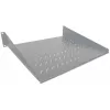 Intellinet 19 collu konsoles plaukts, 2U, 2 punktu priekšējā stiprinājuma, 250 mm dziļums, max 25 kg, pelēks, trīs gadu garantija