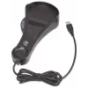 Manhattan Wireless Linear Handheld CCD Barcode Scanner, Bluetooth, 500mm Scan Depth, up to 80m effective range (line of sight), Max Ambient Light 100,000 lux (sunlight), EU/US/UK/AU interchangeable plug, Melns, Three Year Warranty