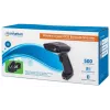 Manhattan Wireless Linear Handheld CCD Barcode Scanner, Bluetooth, 500mm Scan Depth, up to 80m effective range (line of sight), Max Ambient Light 100,000 lux (sunlight), EU/US/UK/AU interchangeable plug, Melns, Three Year Warranty