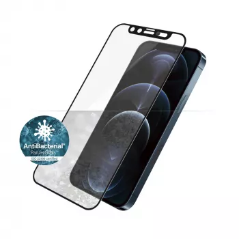 PanzerGlass® CamSlider® ekrāna aizsargs iPhone 12 Pro Max | Pilna pārklājuma