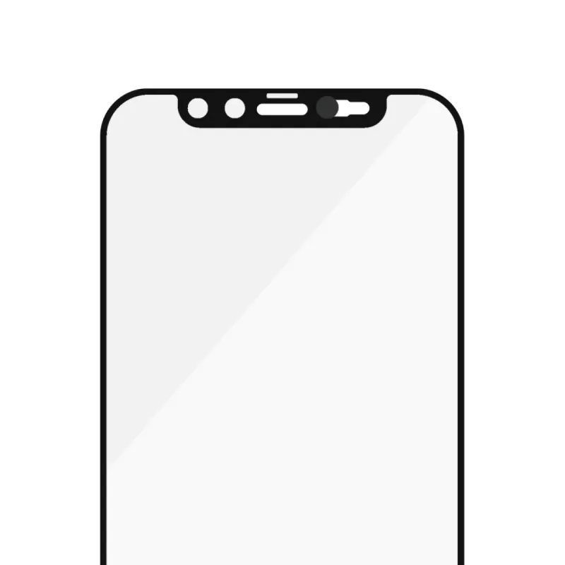 PanzerGlass® CamSlider® ekrāna aizsargs iPhone 12 Pro Max | Pilna pārklājuma