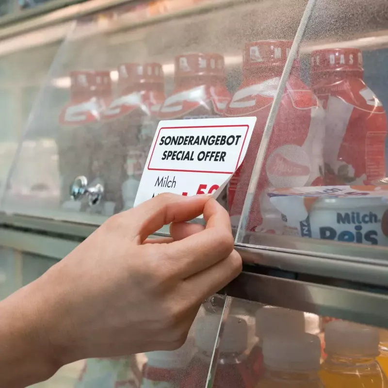 Pašlīmējošās etiķetes HERMA 4573 Noņemamas Baltas 480 gab.