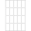 Daudzfunkcionālas etiķetes HERMA 10609 19x40 mm baltas Movables noņemamas papīra 640 gab.