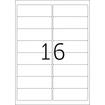 Pašlīmējošas adrešu uzlīmes HERMA Premium A4 99.1x33.8 mm 1600 gab.