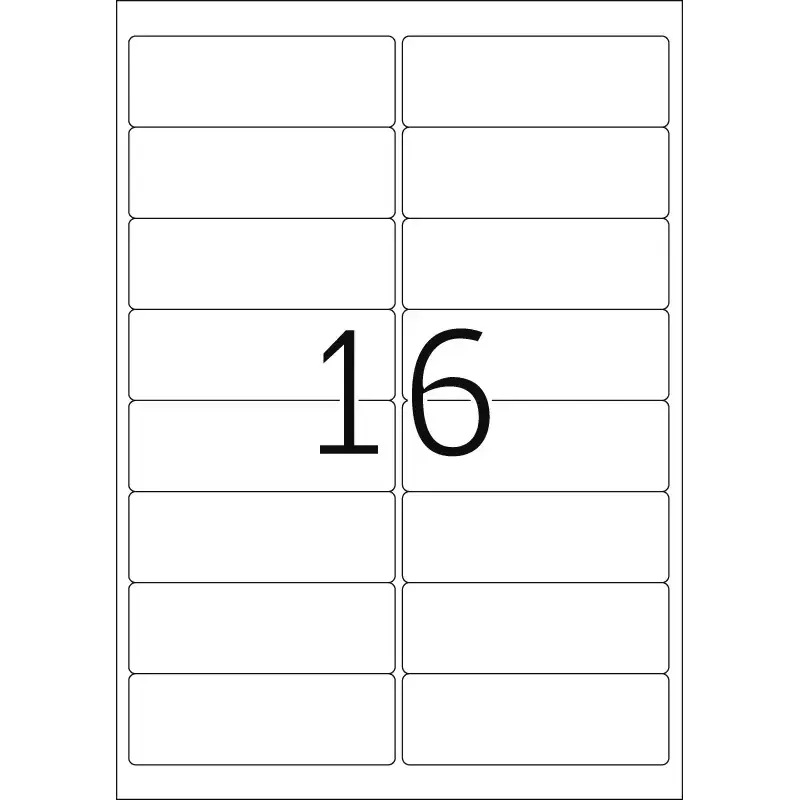 Pašlīmējošas adrešu uzlīmes HERMA Premium A4 99.1x33.8 mm 1600 gab.