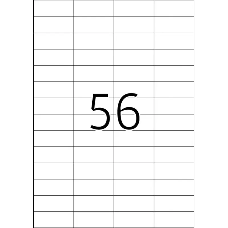Pašlīmējošā printera uzlīme HERMA Labels Premium A4 52,5x21,2 mm