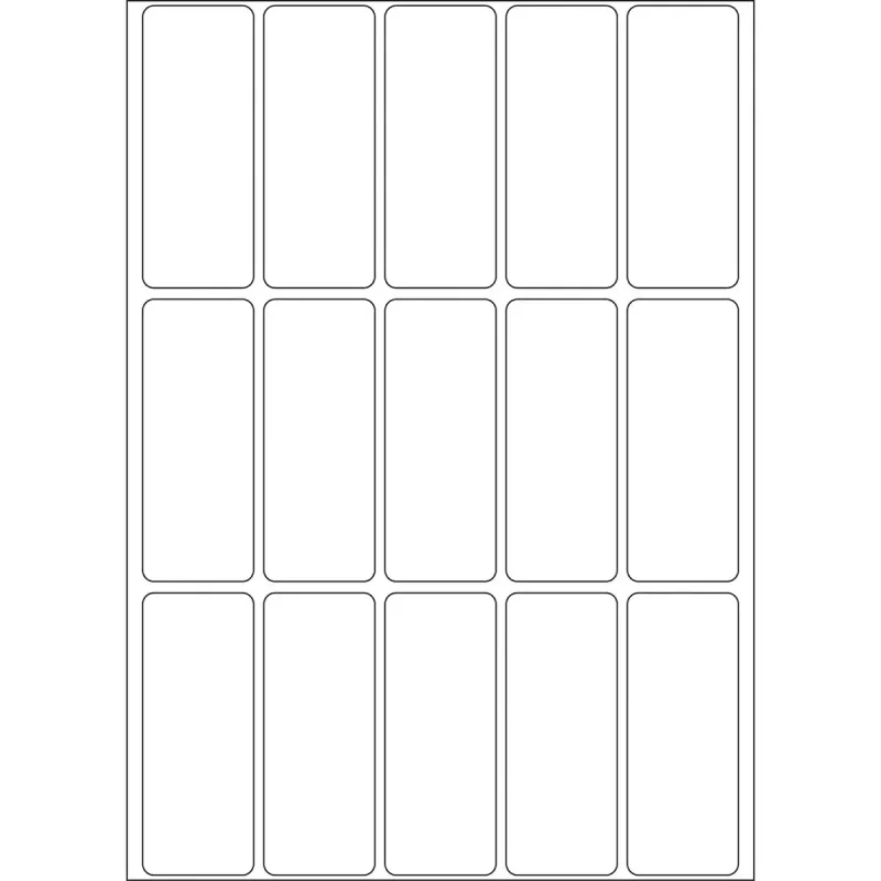 Daudzfunkciju uzlīmes HERMA 10610 20x50 mm baltas noņemamas/pārvietojamas papīra matētas