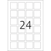 QR kodu uzlīmes HERMA 9642 A4 40x40 mm kvadrātveida balts papīrs