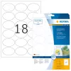 Pašlīmējošās uzlīmes HERMA Removable A4 63,5x42,3 mm 450 gab.