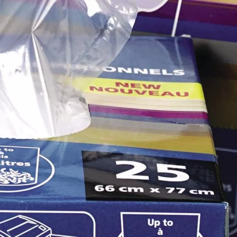 Rexel plastmasas atkritumu maisi platas ievades smalcinātājiem 175L (iepakojumā 100 gab.)