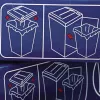 Rexel plastmasas atkritumu maisi platas ievades smalcinātājiem 175L (iepakojumā 100 gab.)