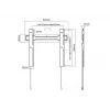 Multibrackets M VESA sienas stiprinājums Super plāns Fixed 400 MAX