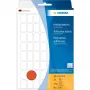 Daudzfunkcionālās uzlīmes HERMA 12x18 mm sarkans papīrs matēts rokrakstam