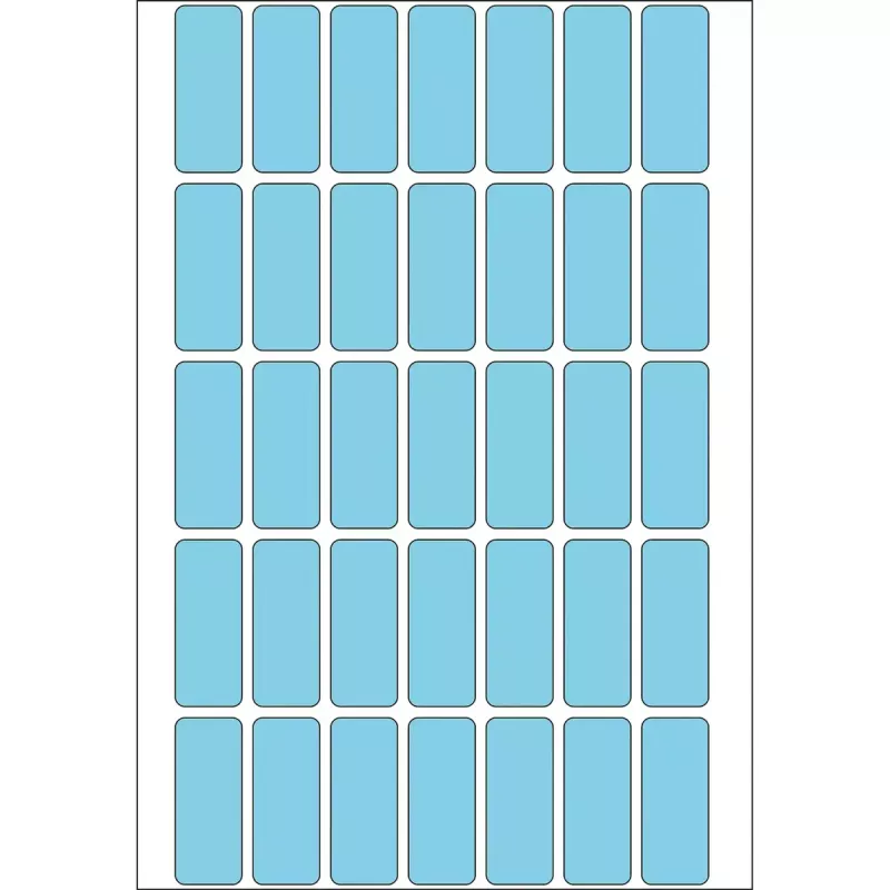 Universālas etiķetes HERMA 12x30 mm zilas papīra matētas 1120 gab.