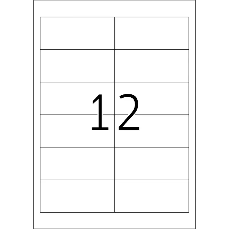 Pašlīmējoša printera etiķete HERMA Labels Premium A4 97x42,3 mm
