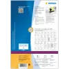 Pašlīmējošās printera etiķetes HERMA CD etiķetes Maxi A4 Ø 116 mm