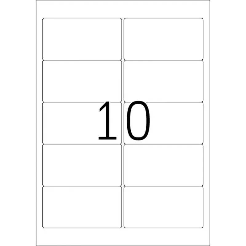 Adrešu etiķetes Premium HERMA A4 96x50.8 mm 1000 gab.