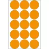 Universālas etiķetes HERMA 2274 spilgti oranžas, apaļas 32mm 360 gab.