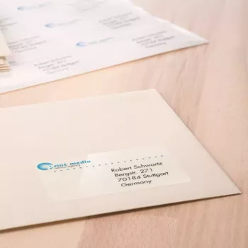 Pašlīmējošas printera etiķetes HERMA Labels caurspīdīgas, kristāldzidras A4 63,5x38,1 mm