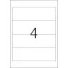 Pašlīmējošās printera etiķetes HERMA File labels A4 192x59 mm