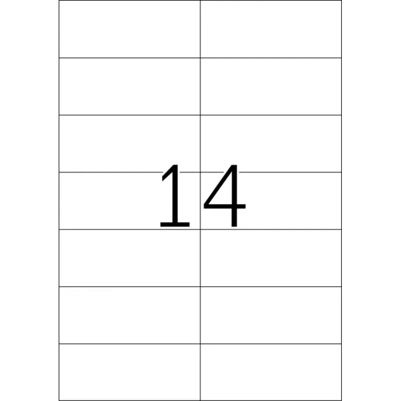 Pašlīmējošās printera etiķetes HERMA Premium A4 105x42,3 mm 350 gab.