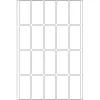 Universālas etiķetes HERMA 19 x 40 mm, balts papīrs, matētas, ar roku rakstāmas